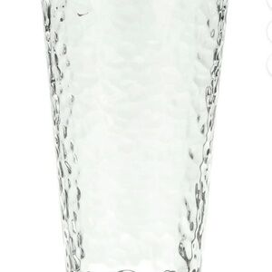 Vintage Libby Textured Clear Glass Tumblers Set of 8.